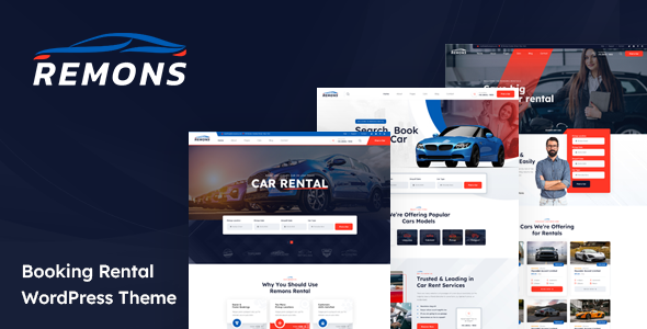 Remons Booking Rental Theme WordPress