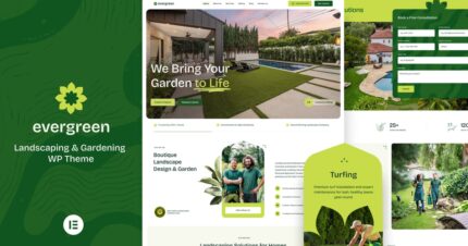 EverGreen – Landscaping Gardening WordPress Theme
