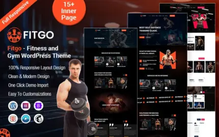 Fitgo- Fitness & Gym WordPress Theme