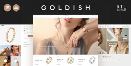 Goldish – Jewelry and Fashion and Imitation Store WooCommerce Elementor Responsive Theme WooCommerce Theme