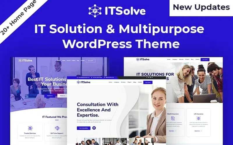 ITsolve IT Solution and Services WordPress Theme ITsolve – IT Solution and Services WordPress Theme