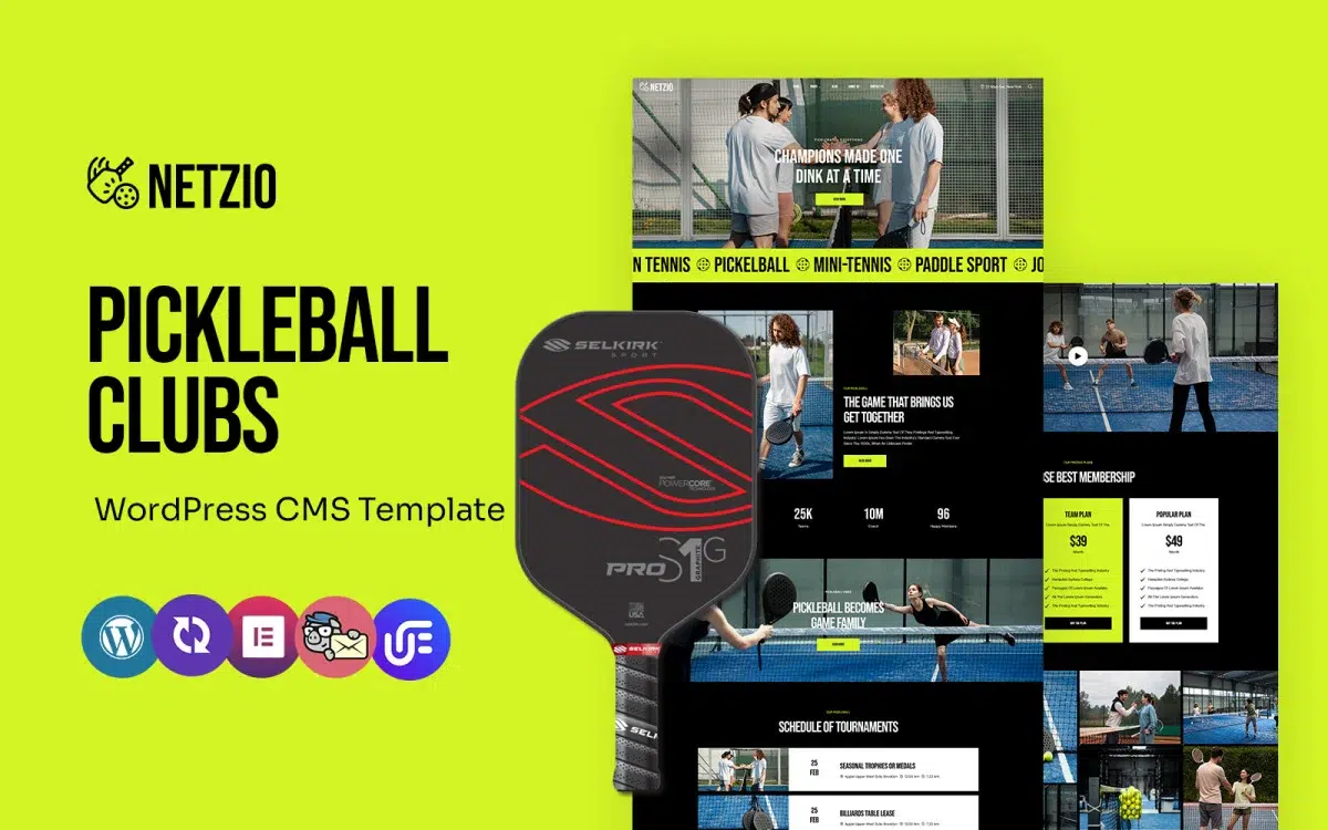 Netzio – Pickleball Clubs Multipurpose WordPress Elementor Theme WordPress Theme Netzio – Pickleball Clubs Multipurpose WordPress Elementor Theme WordPress Theme
