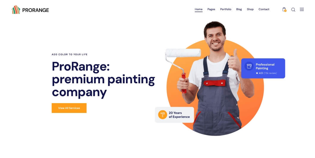 ProRange | Painting & Renovation Theme
