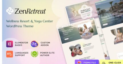 Zen Retreat – Wellness Resort, Spa & Yoga Theme
