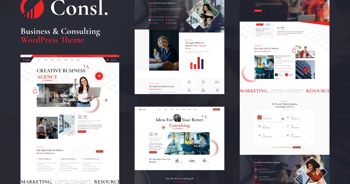 Consl – Consulting Business WordPress Theme