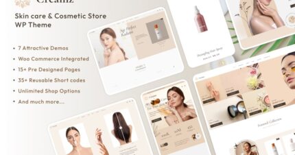 Creamz – Beauty Salon & Spa WooCommerce