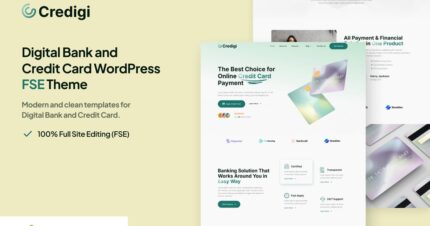 Credigi – Digital Bank & Credit Card WP Theme