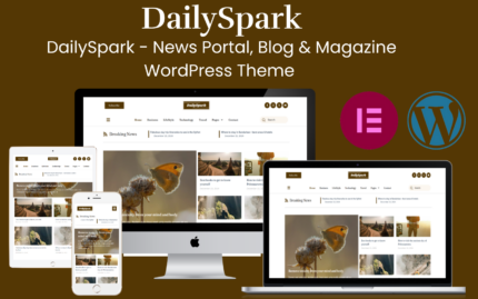 DailySpark – News Portal, Blog & Magazine WordPress Theme