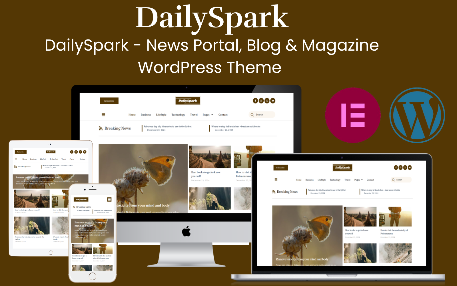 DailySpark – News Portal, Blog & Magazine WordPress Theme