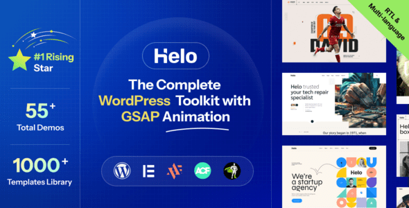 Helo | Multi-Purpose Elementor WordPress Theme