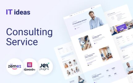 IT Ideas – Advanced And Proactive It Consulting Elementor WordPress Theme