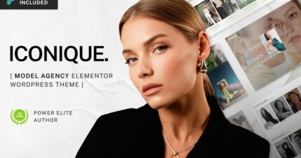 Iconique – Fashion Model Agency WordPress Theme