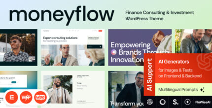 MoneyFlow – Finance Consulting & Investment WordPress Theme