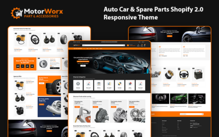MotorWorx – Precision-Tuned Shopify Theme for Auto Parts & Vehicle Accessories