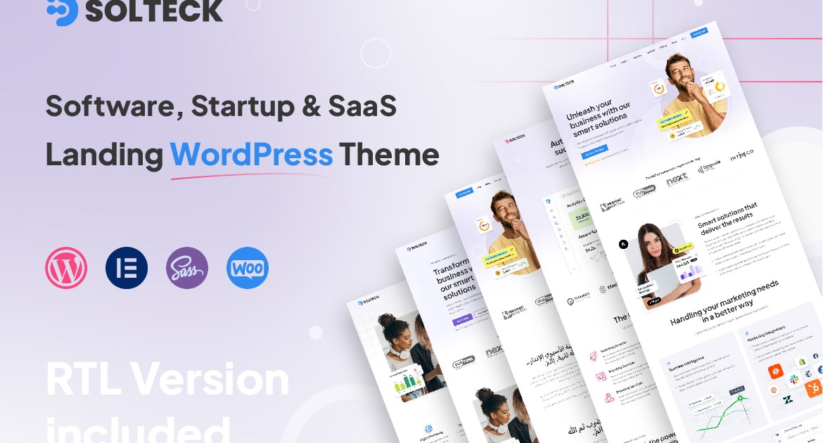 SolTeck – Software, Startup & SaaS Landing WordPre