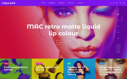 StylePark – Fashion Blog WordPress Theme