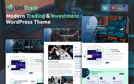 UniTradr – Modern Trading & Investment WordPress Theme