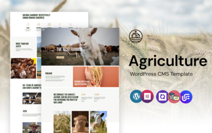 Agrior – Agriculture And Farming WordPress Elementor Theme WordPress Theme