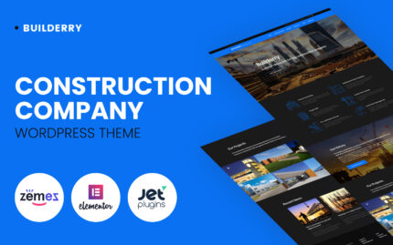 Builderry – Construction Company WordPress Theme