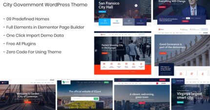 City Government WordPress Theme – Egovt