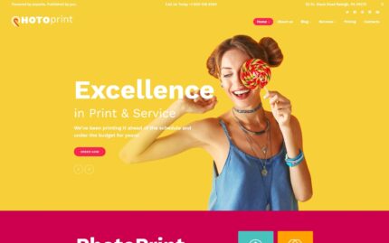 PhotoPrint – Print Shop Responsive WordPress Theme