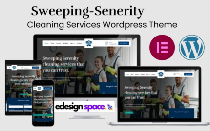 Sweeping Serenity – Cleaning Services WordPress Theme
