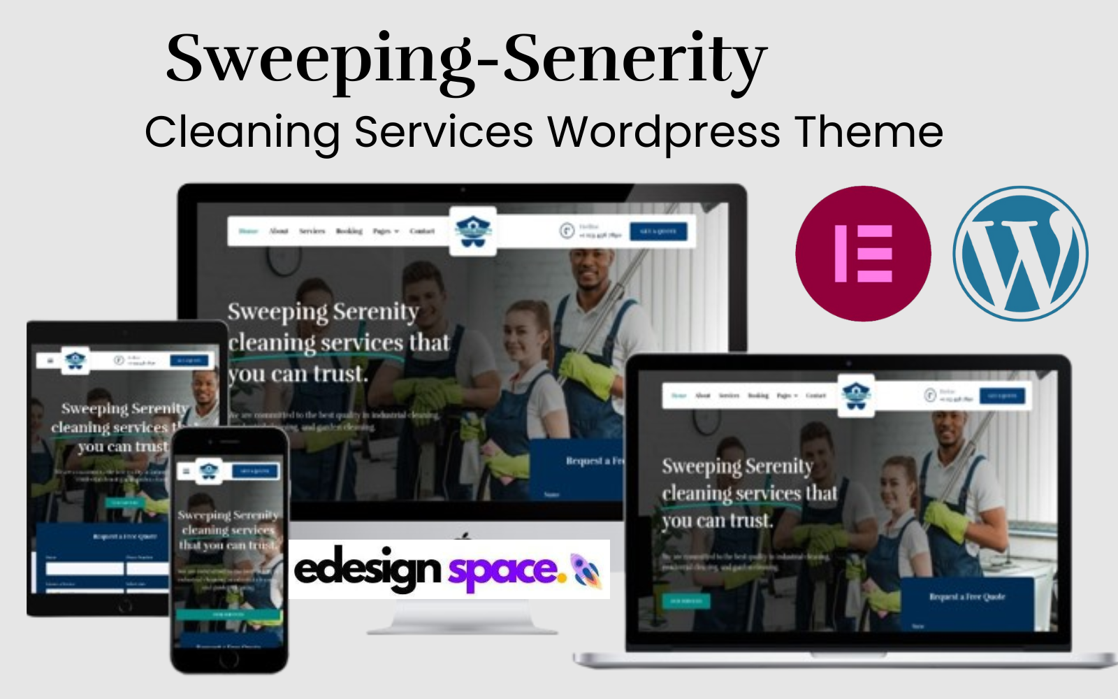 Sweeping Serenity – Cleaning Services WordPress Theme