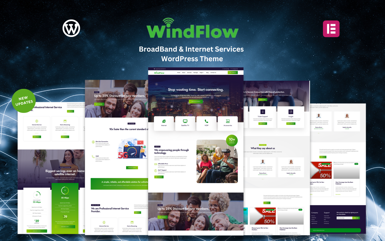 WindFlow – BroadBand & Internet Services WordPress Theme