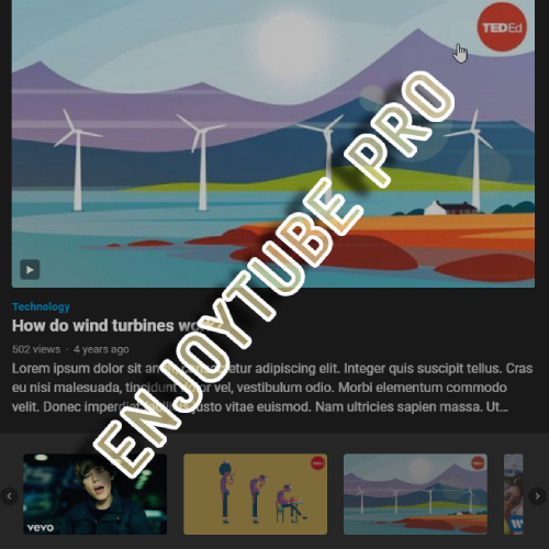 EnjoyTube-Pro-WPEnjoy-Theme EnjoyTube Pro – WPEnjoy Theme - Image 1