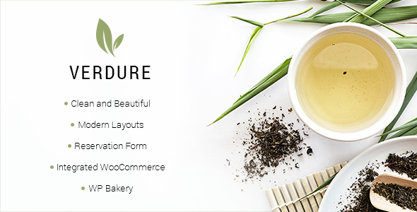 Verdure-Organic-Tea-Shop-Theme Verdure – Organic Tea Shop Theme - Image 1
